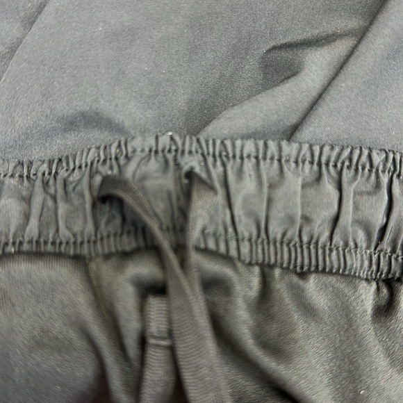 Nike Dri Fit Black Brief Lined Running Athletic Hidden Pocket Shorts Womens S - Picture 8 of 9